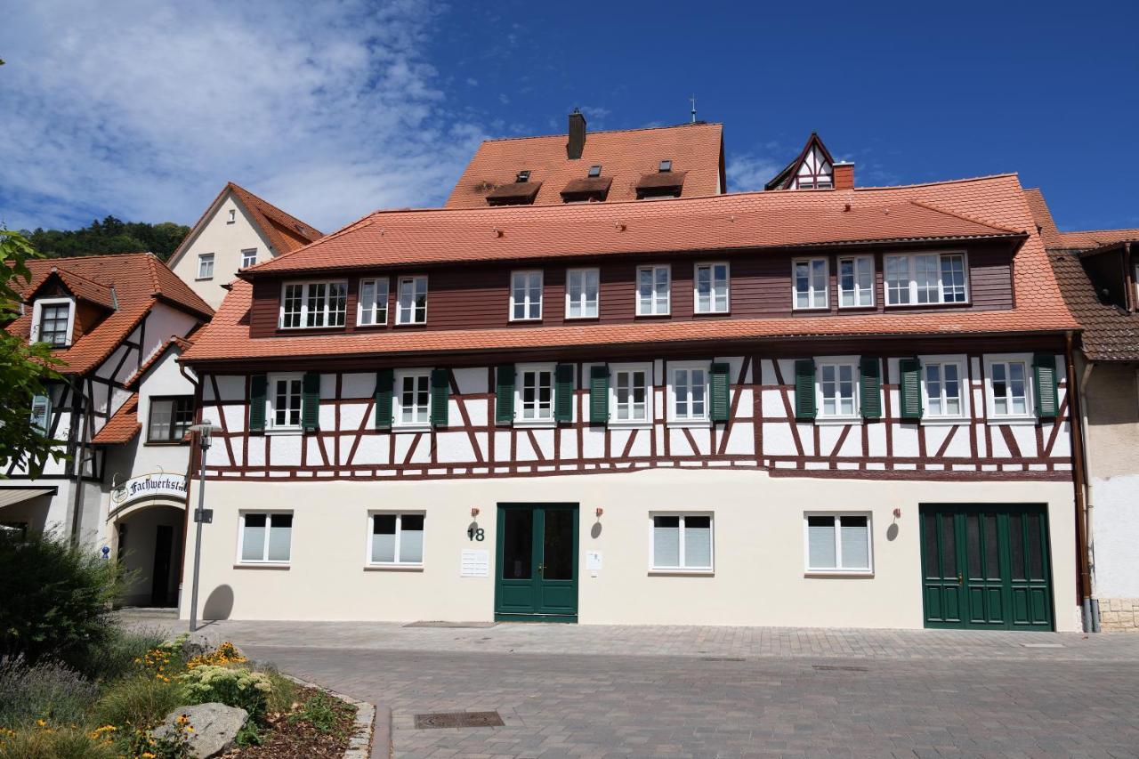 Das Schiefe Haus- Wohnung "Nibelungen" Heppenheim  エクステリア 写真
