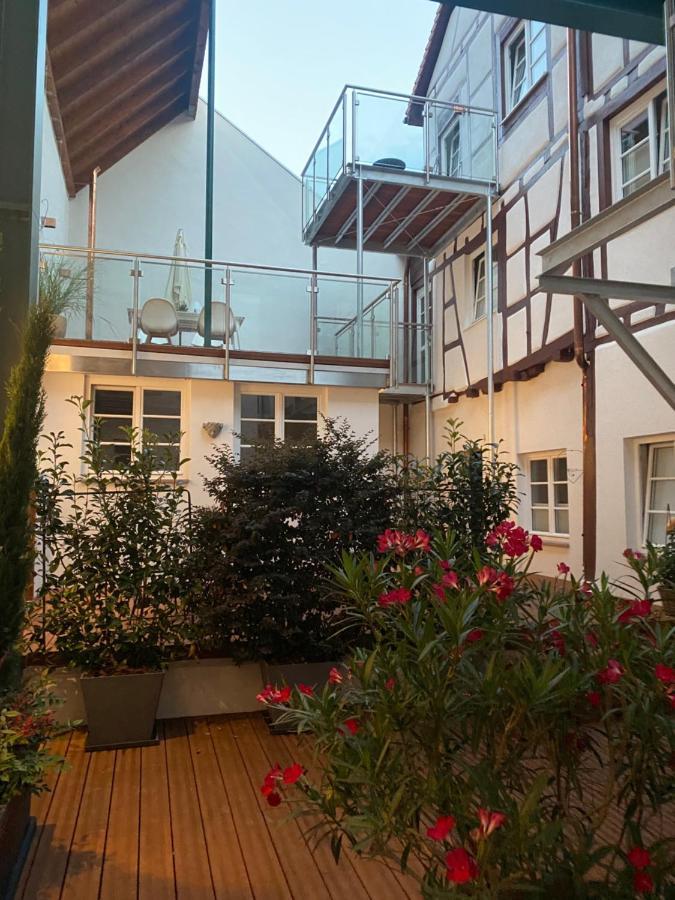 Das Schiefe Haus- Wohnung "Nibelungen" Heppenheim  エクステリア 写真